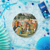 不思議の国の女王のハート ペーパープレート (パーティー)