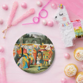 不思議の国の女王のハート ペーパープレート (パーティー)