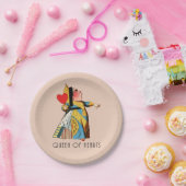 不思議の国の女王のハート ペーパープレート (パーティー)