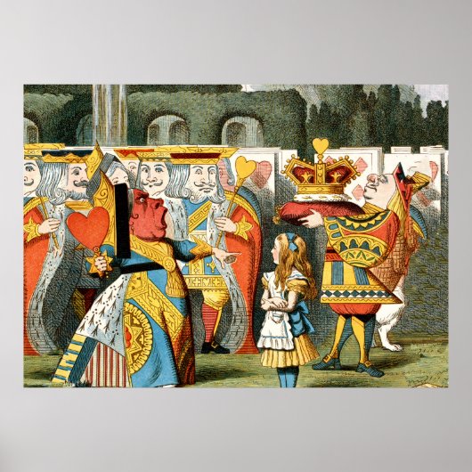 不思議の国の女王のハート ポスター (正面)