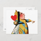 不思議の国の女王のハート ポストカード (正面/裏面)