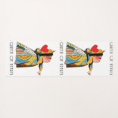 不思議の国の女王のハート ヨガマット (裏面(横))