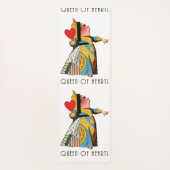 不思議の国の女王のハート ヨガマット (裏面)