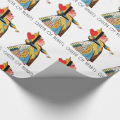 不思議の国の女王のハート ラッピングペーパー (角)