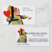 不思議の国の女王のハート 名刺 (正面/裏面)