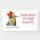 不思議の国の女王のハート 横断幕 (横)