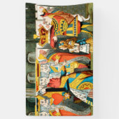 不思議の国の女王のハート 横断幕 (縦)