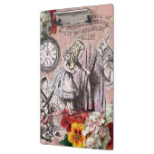 不思議の国の帽子とうさぎのアリス クリップボード (左)