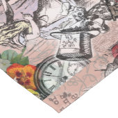 不思議の国の帽子とうさぎのアリス ショートテーブルランナー (コーナー)