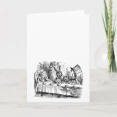 不思議の国の帽子屋のお茶会のヴィンテージアリス カード (正面)