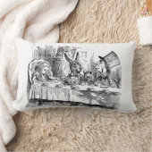 不思議の国の帽子屋のお茶会のヴィンテージアリス ランバークッション (ブランケット)