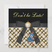 不思議の国の帽子屋のお茶会の招待のアリス 招待状 (正面)