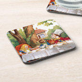 不思議の国の帽子屋のお茶会 コースター (左側)