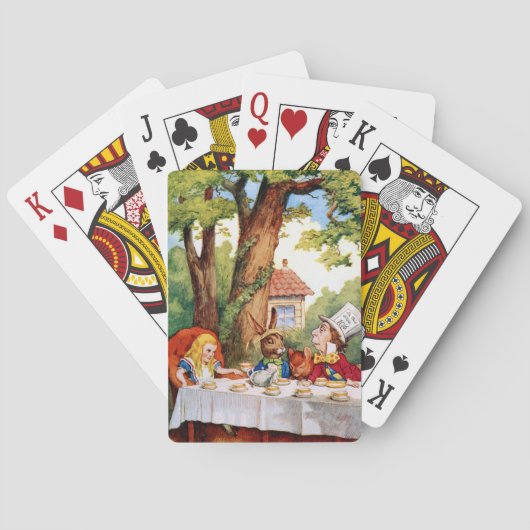 不思議の国の帽子屋のお茶会 トランプ (裏面)