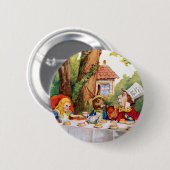 不思議の国の帽子屋のお茶会 缶バッジ (正面&裏面)