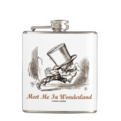 不思議の国の帽子屋のランニングの私に会って下さい フラスク (正面)