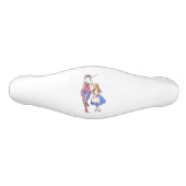 不思議の国の引出しの引きのハンドルのアリス セラミック引き出し取っ手 (正面)