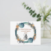 不思議の国の引用文のアリス シーズンポストカード (スタンド正面)