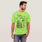 不思議の国の引用文のヴィンテージ辞書の芸術のアリス Tシャツ (正面フル)