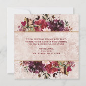 不思議の国の愛とエレガント広場のア感謝していリス サンキューカード (裏面)