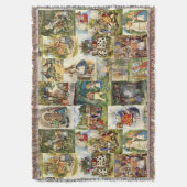 不思議の国の投球毛布のアリス スローブランケット (正面縦)