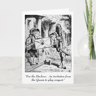 不思議の国の招待のアリス 招待状