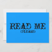 不思議の国の招待状のアリス 招待状 (正面)