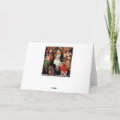 不思議の国の挨拶状のアリス カード (裏面)