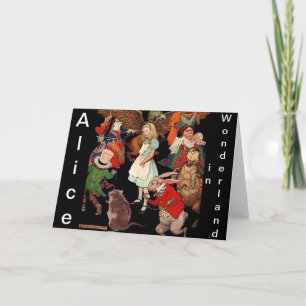 不思議の国の挨拶状のアリス カード