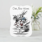 不思議の国の新しい家の発表カードのアリス 案内状 (スタンド正面)