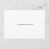 不思議の国の方向挿入物のアリス エンクロージャーカード (裏面)