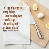 不思議の国の時間は姿見を通って来ました キッチンタオル (四つ折り)