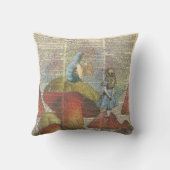 不思議の国の水ぎせるの喫煙の幼虫のアリス クッション (裏面)