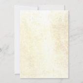 不思議の国の物語の結婚式招待状のアリス 招待状 (裏面)