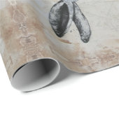 不思議の国の白いお洒落うさぎのアリス ラッピングペーパー (ロールコーナー)