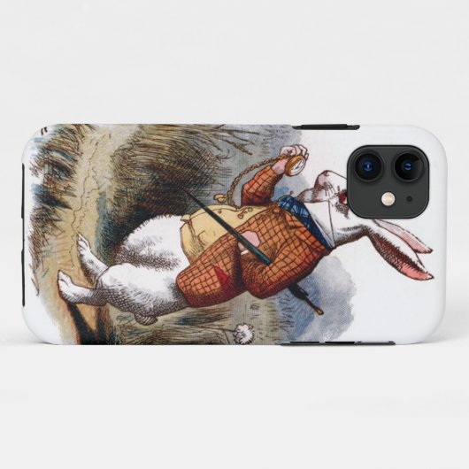 不思議の国の白いウサギのiPhone 5の箱のアリス Case-Mate iPhoneケース (裏面(横))