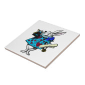 不思議の国の白いウサギアリス タイル (側面)