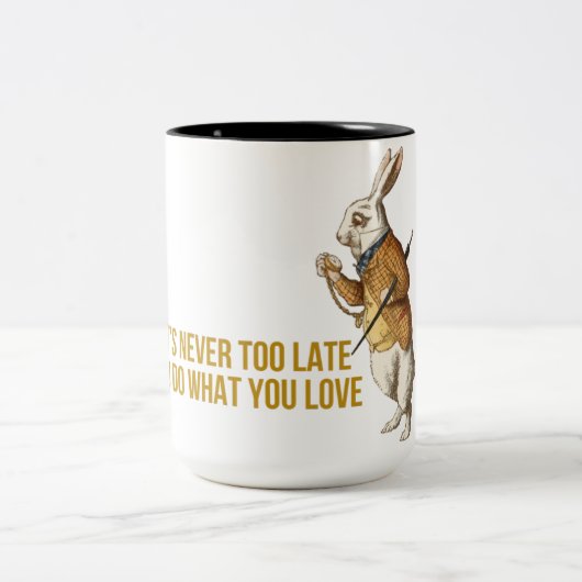 不思議の国の白いウサギアリス ツートーンマグカップ (中央)