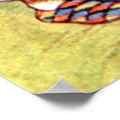 不思議の国の白い王さまとうさぎ ポスター (角)