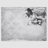 不思議の国の白と黒のアリス公爵夫人と 薄葉紙 (正面)