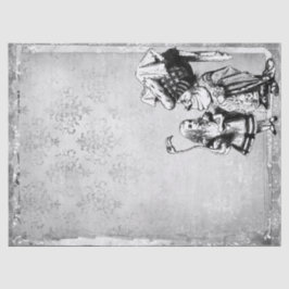 不思議の国の白と黒のアリス公爵夫人と 薄葉紙