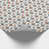 不思議の国の白のウサギのアリス ラッピングペーパー (角)