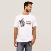 不思議の国の白のウサギ Tシャツ (正面フル)