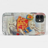 不思議の国の白ウサギのハートの絵柄 Case-Mate iPhoneケース (裏面(横))