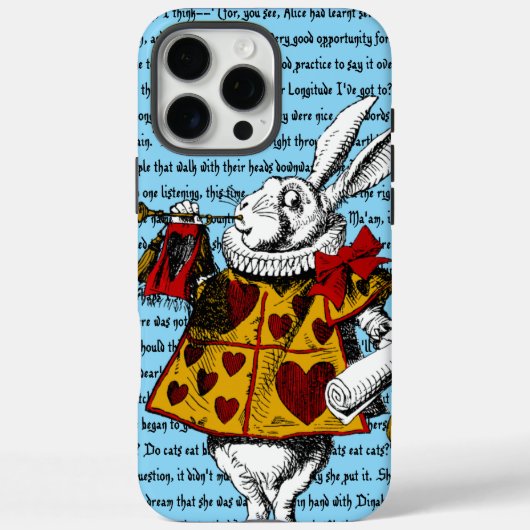 不思議の国の白ウサギのiPhoneケース Case-Mate iPhoneケース (裏面)