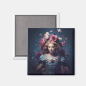 不思議の国の磁石のアリス マグネット (正面/裏面)