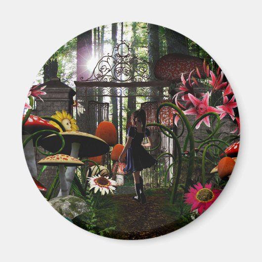 不思議の国の磁石のアリス マグネット (正面)