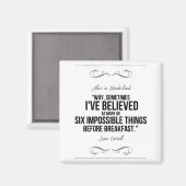 不思議の国の磁石のアリス マグネット (正面/裏面)