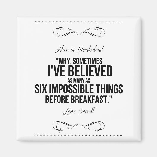 不思議の国の磁石のアリス マグネット (正面)