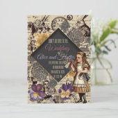 不思議の国の結婚式への招待 招待状 (スタンド正面)